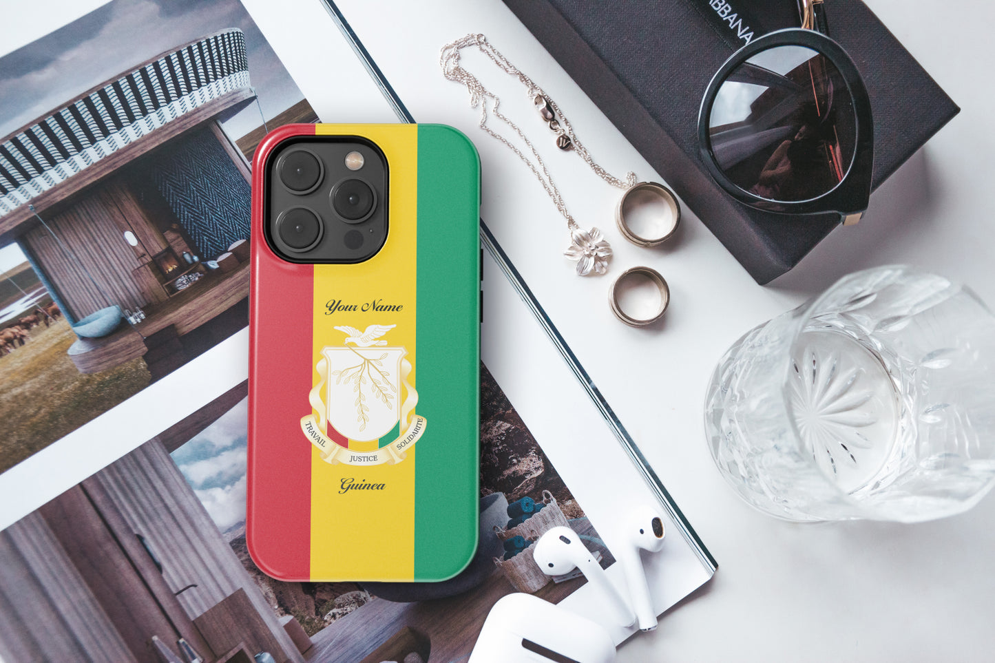 Guinea National Emblem Phone Case