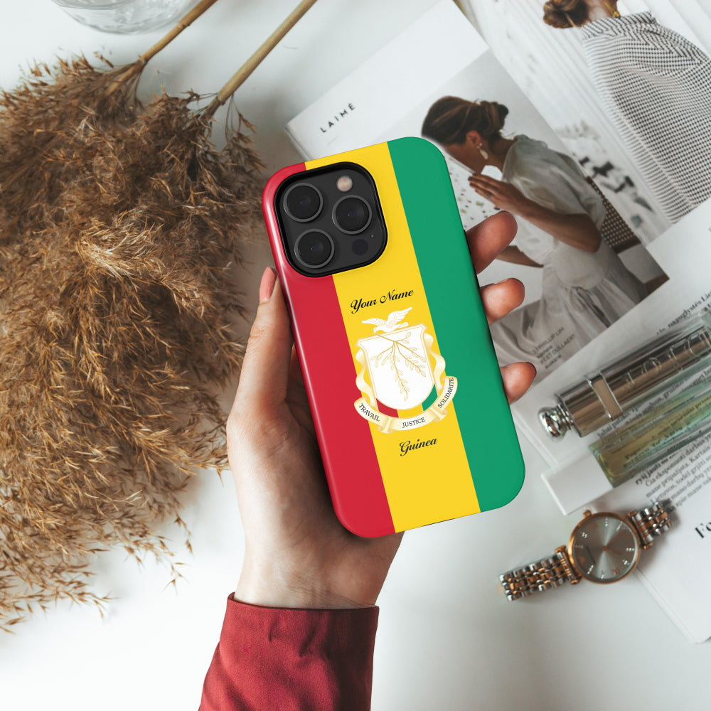 Guinea National Emblem Phone Case