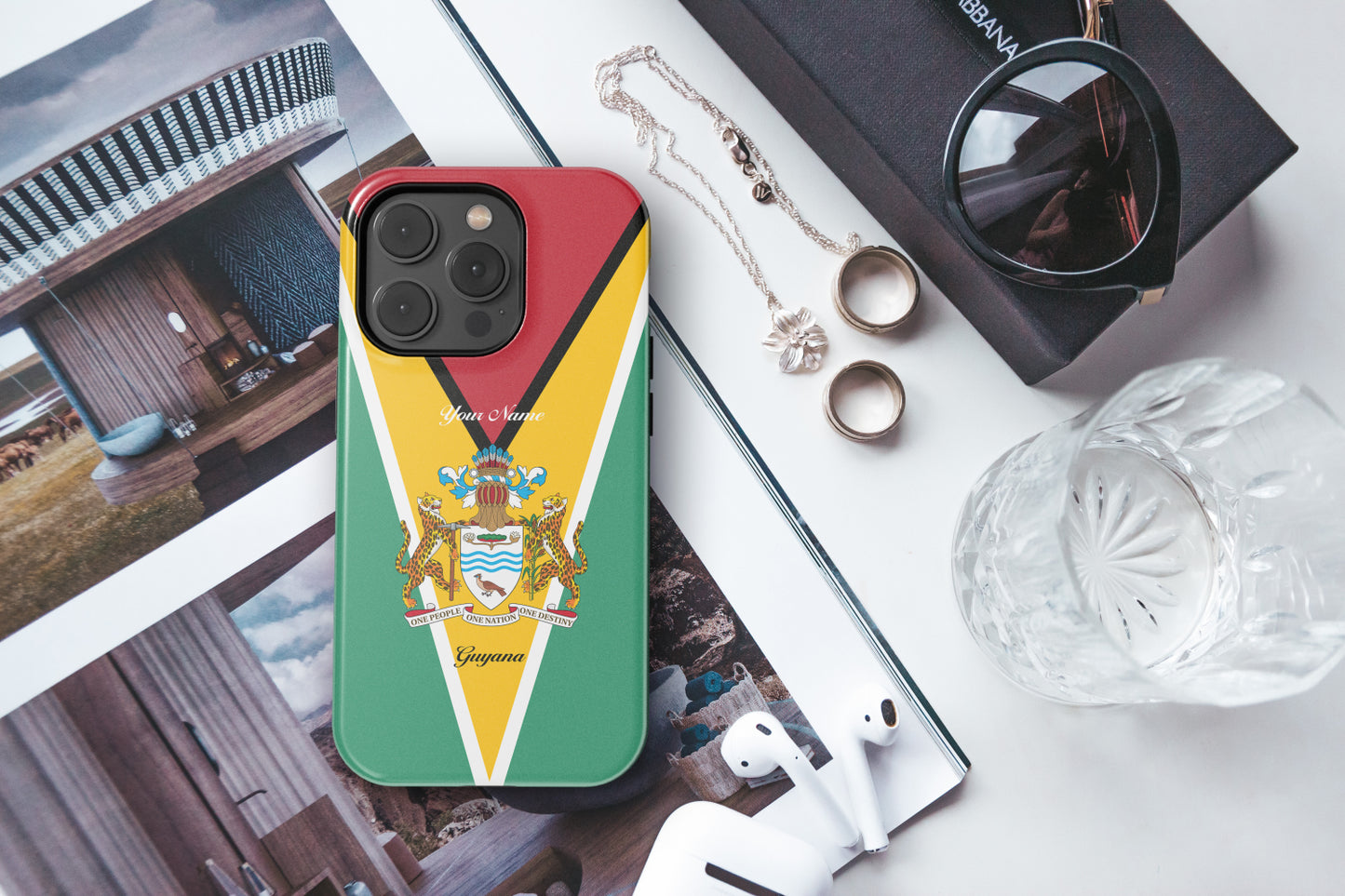 Guyana National Emblem Phone Case