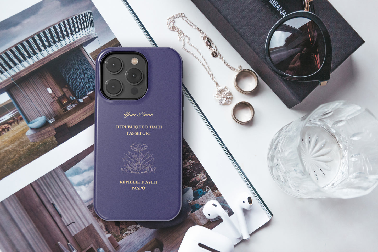 Haiti Passport Phone Case