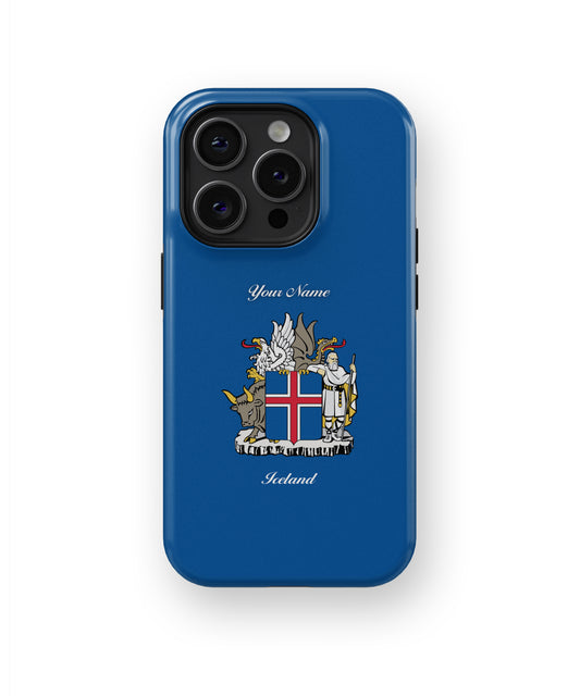 Iceland National Emblem Phone Case