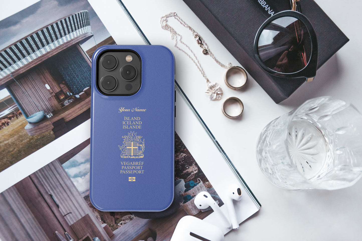 Iceland Passport Phone Case