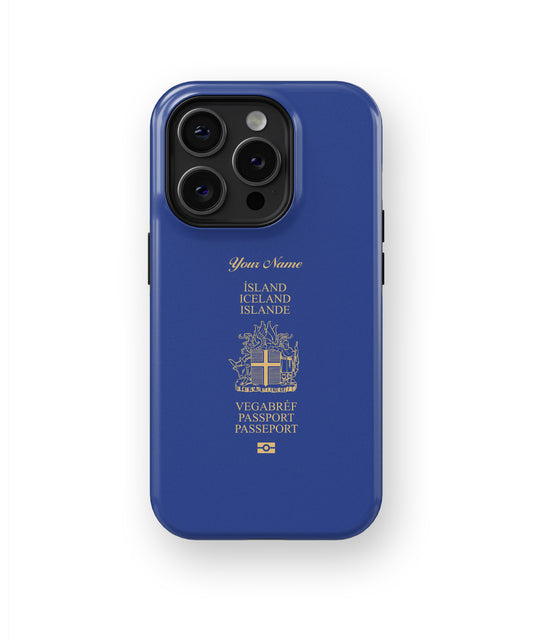 Iceland Passport Phone Case