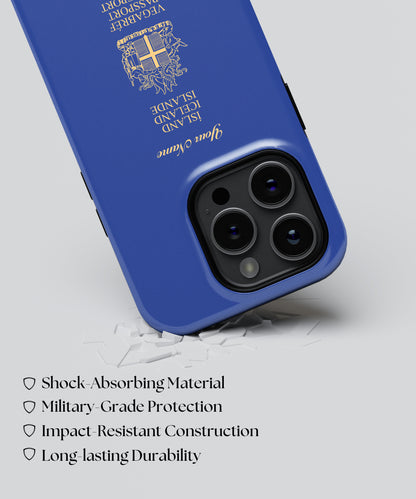 Iceland Passport Phone Case