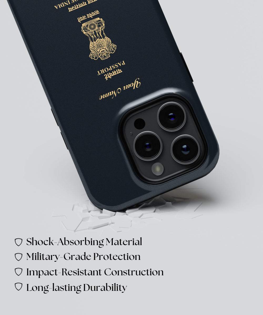 India Passport Phone Case