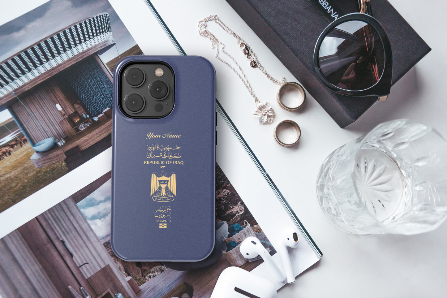 Iraq Passport Phone Case