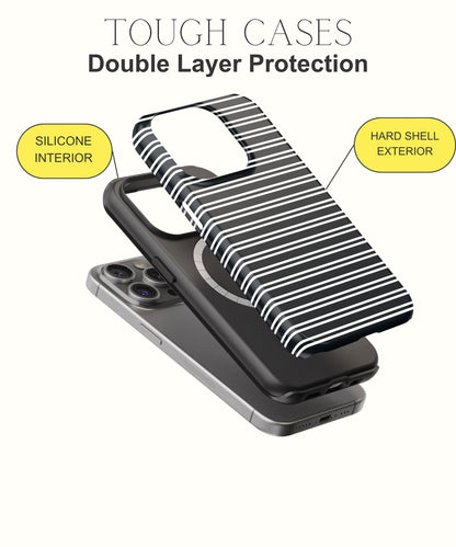 Ivory Intrigue: Luxurious White Marble - iPhone Case-Monochrome Seduction Case-Tousphone-Tough Case-iPhone 15 Pro Max-Tousphone