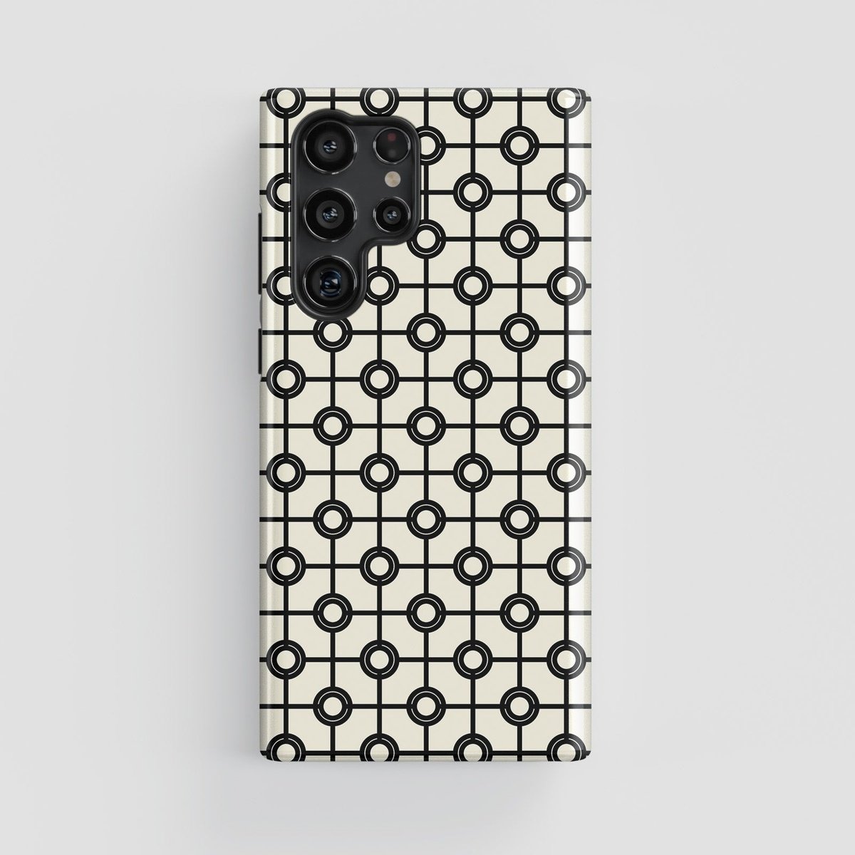 Ivory Intrigue: Whisper-soft White Floral i - Samsung Galaxy S Case-Monochrome Seduction Case-Tousphone-Galaxy S24 Ultra-Tough Case-Tousphone