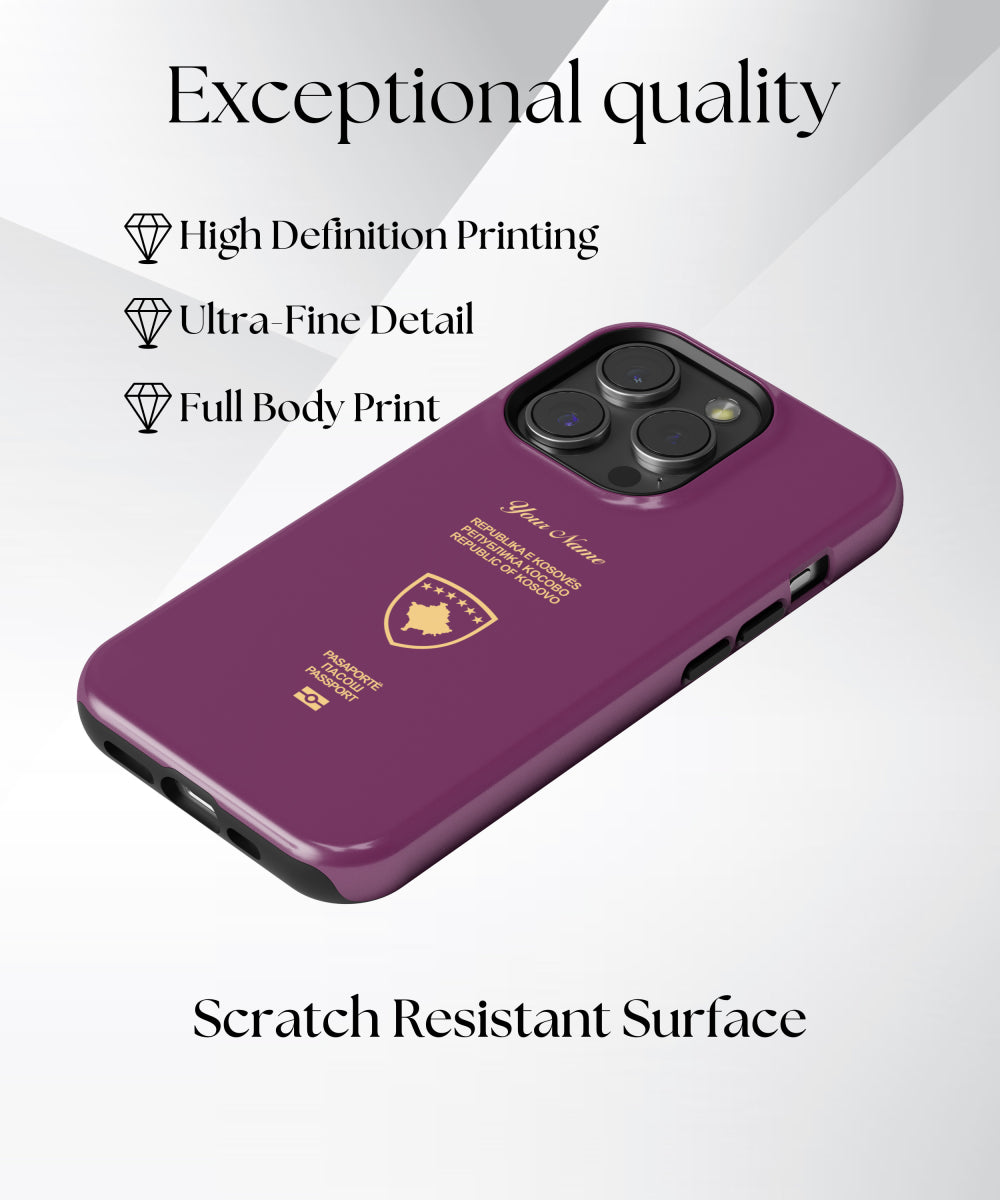 Kosovo Passport Phone Case