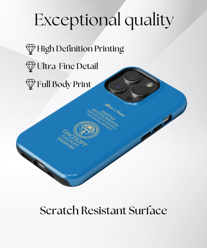 Kyrgyzstan Passport Phone Case