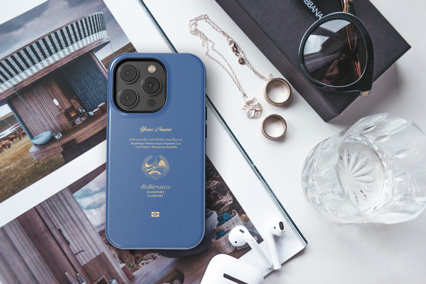 Laos Passport Phone Case