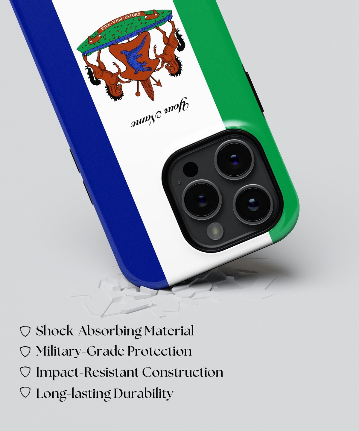 Nationales Wappen von Lesotho - iPhone