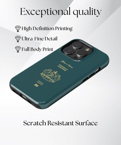 Lesotho Passport Phone Case