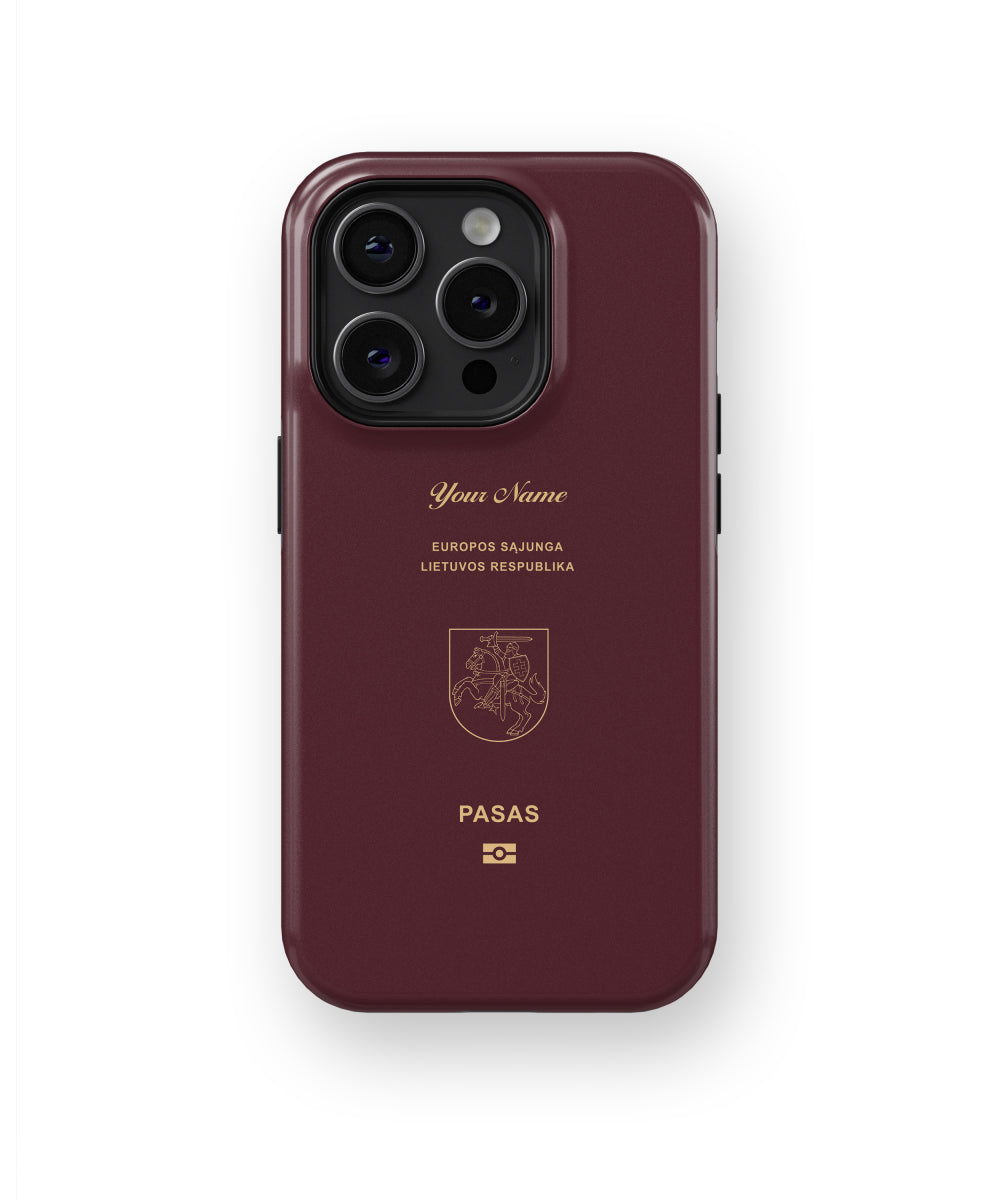 Lithuania Passport Phone Case