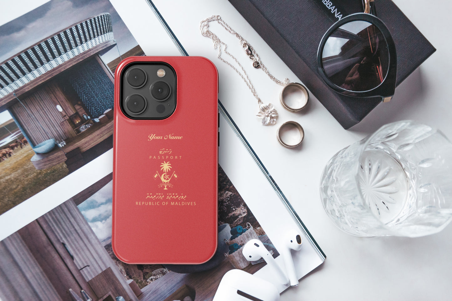 Maldives Passport Phone Case