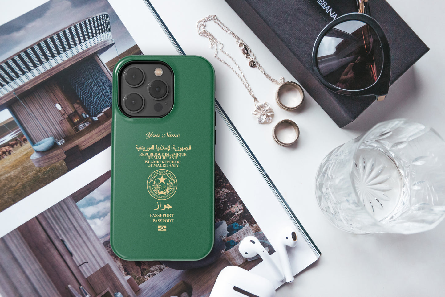 Mauritania Passport Phone Case