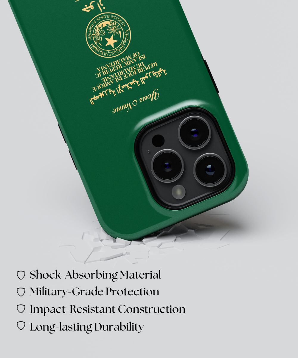 Mauritania Passport Phone Case