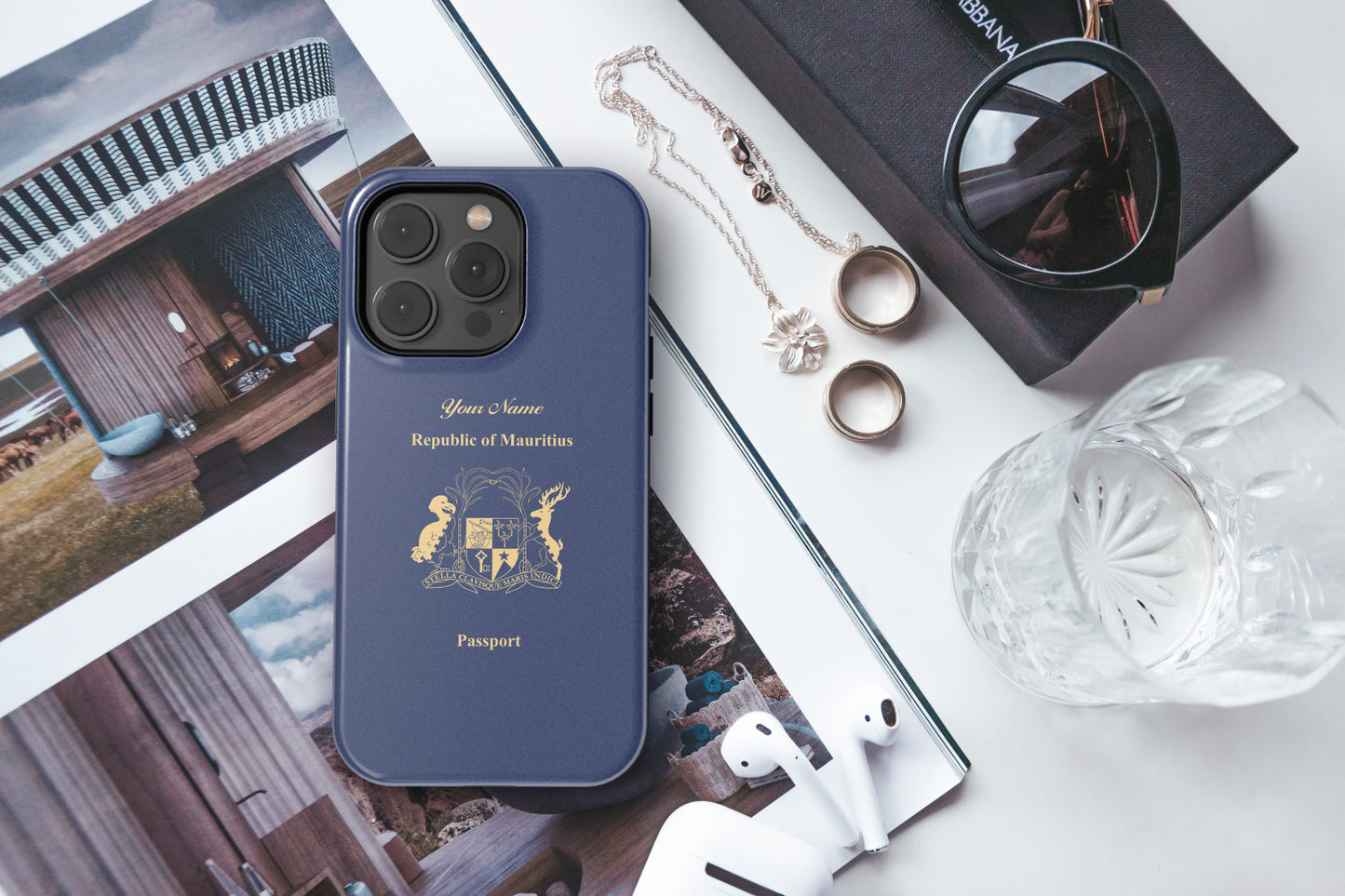 Mauritius Passport Phone Case