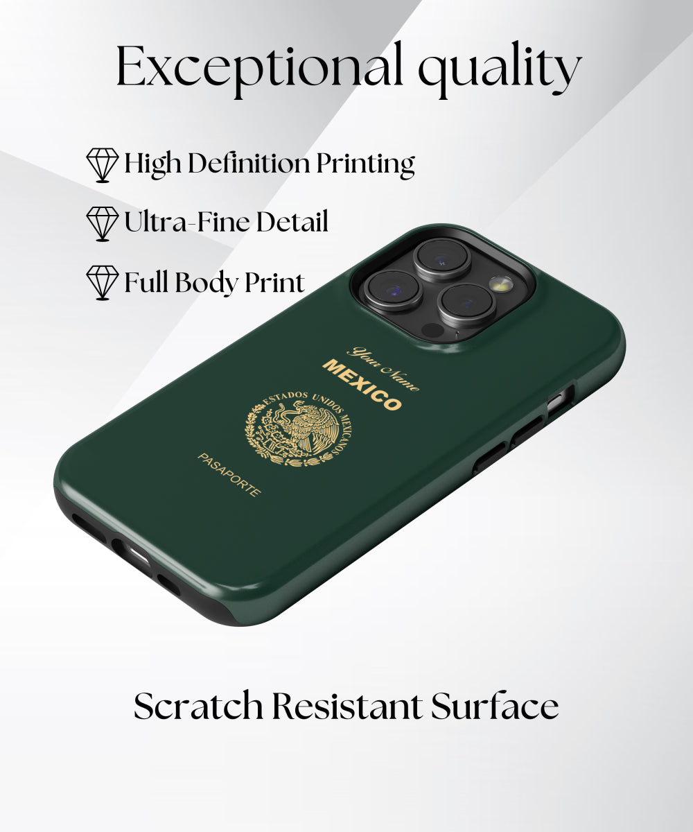 Mexico Passport Phone Case