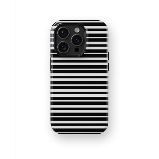 Midnight Allure: Enveloped in Monochrome Magic - iPhone Case-Monochrome Seduction Case-Tousphone-Tough Case-iPhone 15 Pro Max-Tousphone