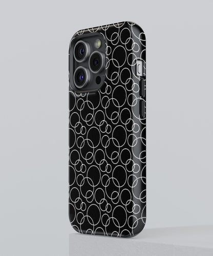 Midnight Passion: Sensuous Black Lace - iPhone Case-Monochrome Seduction Case-Tousphone-Tough Case-iPhone 15 Pro Max-Tousphone