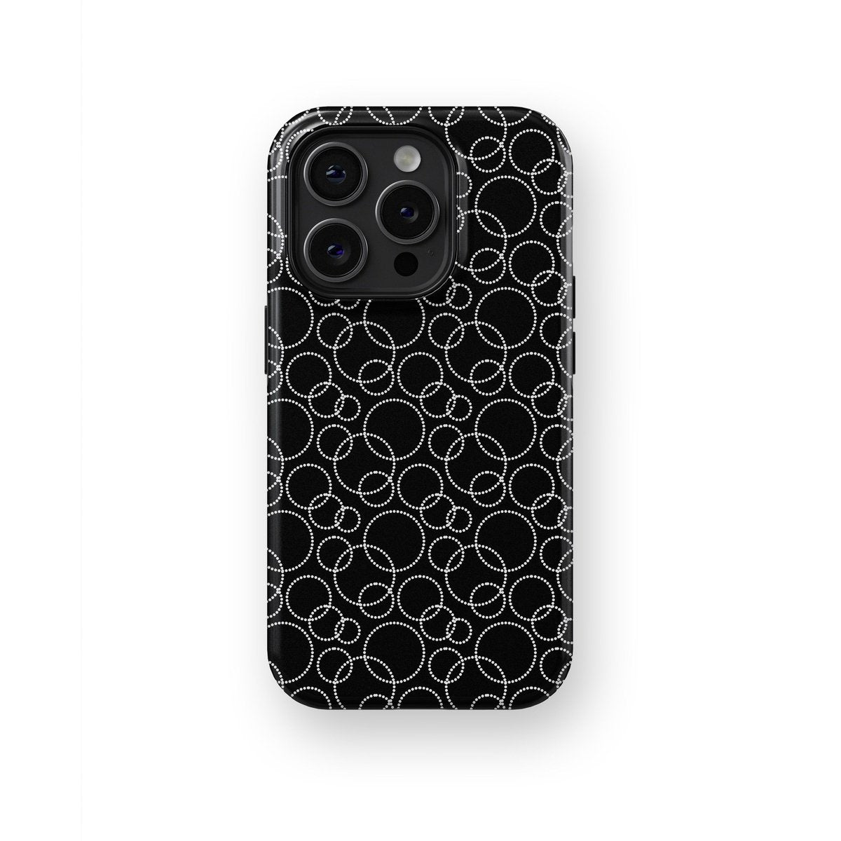 Midnight Passion: Sensuous Black Lace - iPhone Case-Monochrome Seduction Case-Tousphone-Tough Case-iPhone 15 Pro Max-Tousphone