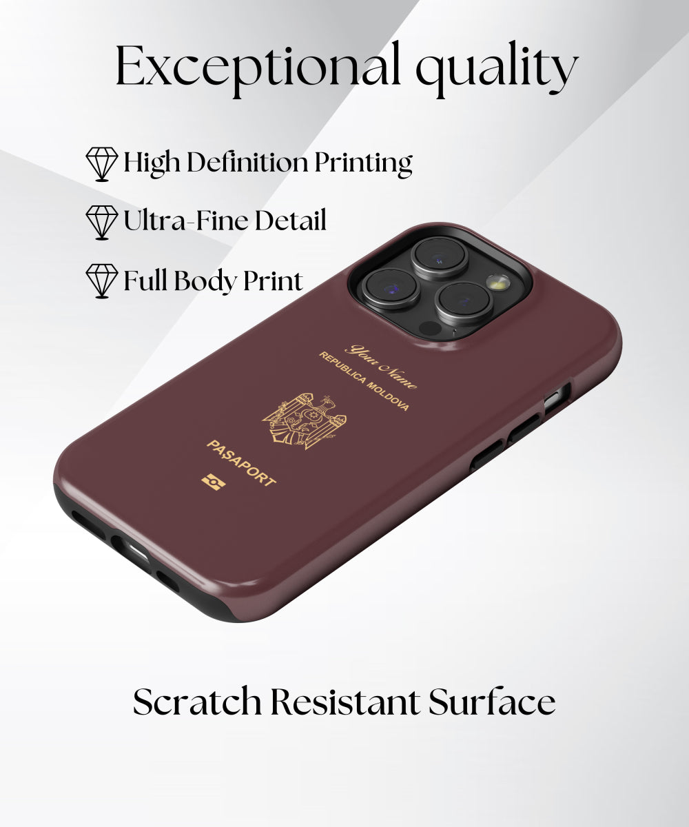 Moldova Passport Phone Case