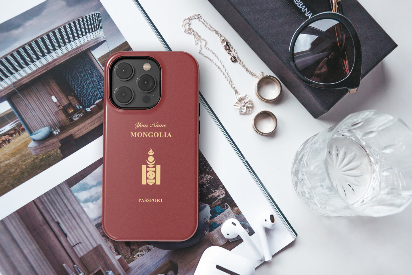 Mongolia Passport Phone Case