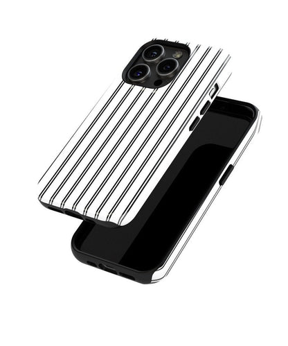 Monochrome Romance: Elegant Black and White Floral - iPhone Case-Monochrome Seduction Case-Tousphone-Tough Case-iPhone 15 Pro Max-Tousphone