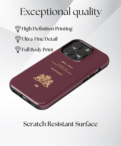 Netherlands Passport Phone Case