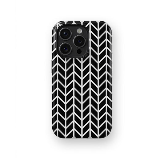 Noir Fantasy: Intricate Black Lace - iPhone Case-Monochrome Seduction Case-Tousphone-Tough Case-iPhone 15 Pro Max-Tousphone