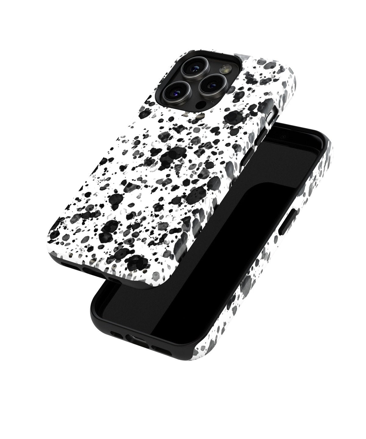 Noir Fantasy: Intricate Black Lace - iPhone Case-Monochrome Seduction Case-Tousphone-Tough Case-iPhone 15 Pro Max-Tousphone