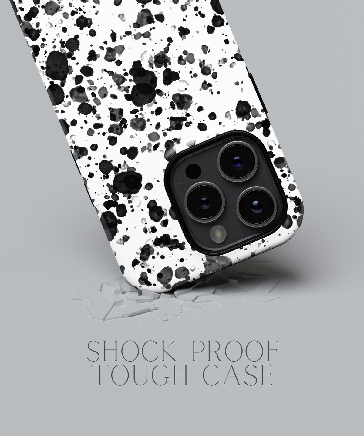 Noir Fantasy: Intricate Black Lace - iPhone Case-Monochrome Seduction Case-Tousphone-Tough Case-iPhone 15 Pro Max-Tousphone