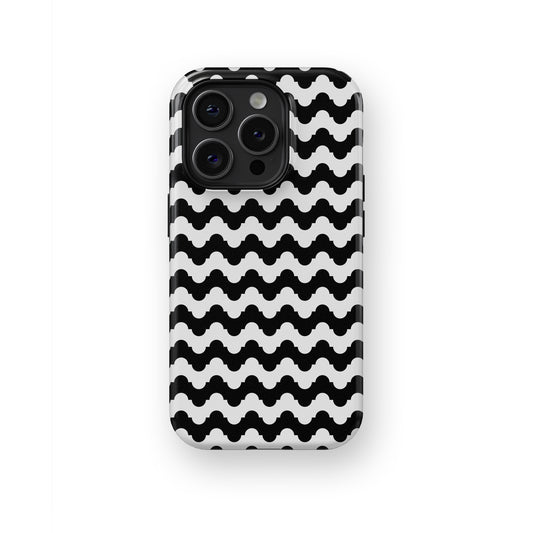 Noir Infatuation: Glossy Black Marble - iPhone Case-Monochrome Seduction Case-Tousphone-Tough Case-iPhone 15 Pro Max-Tousphone