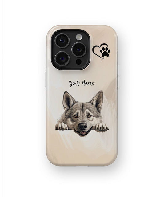 Norwegian Elkhound Dog Phone Case