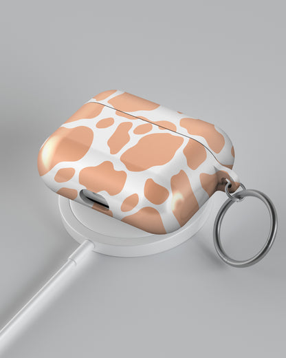 Orange White Cookie Cream Wave - Airpod Case-Pie Cake Airpod Cases-Tousphone-Airpod Pro 1&2-Tousphone