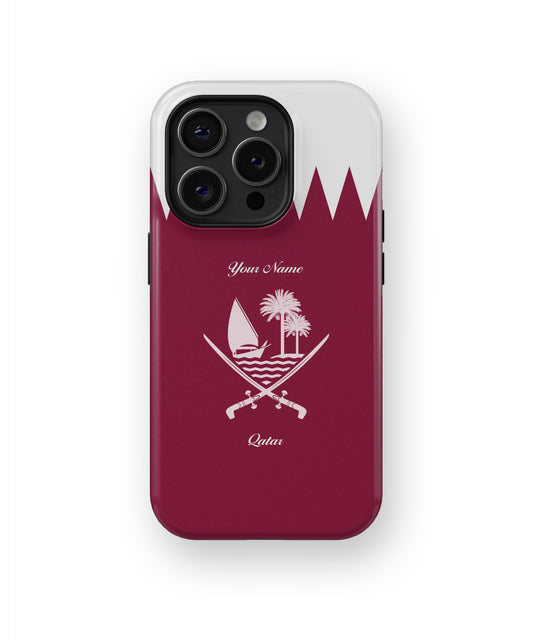 Qatar National Emblem Phone Case