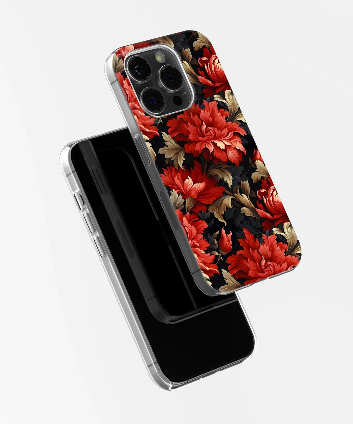 Ruby Garden The Elegance of Red Blooms - iPhone Case-Soft Case-iPhone 15 Pro Max-Tousphone