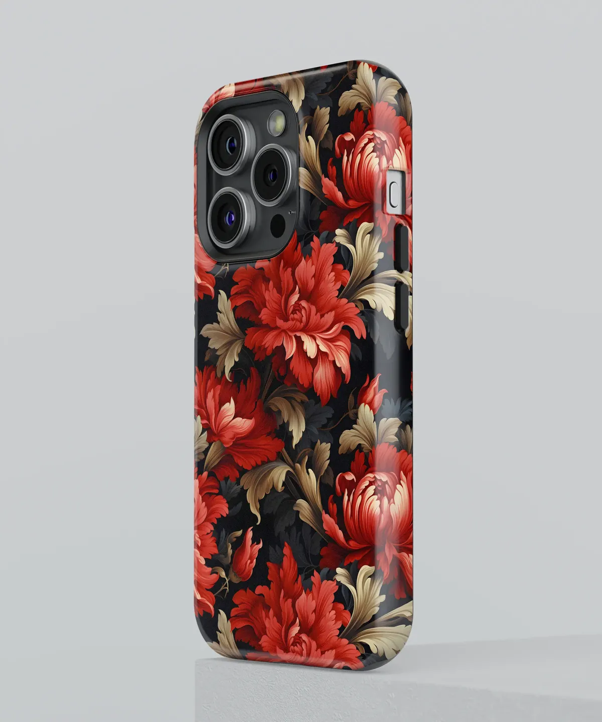 Ruby Garden The Elegance of Red Blooms - iPhone Case-Tousphone