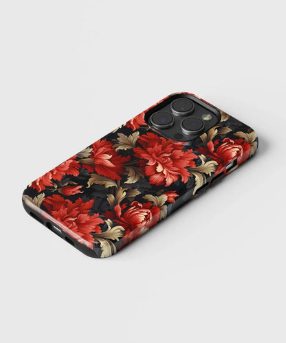 Ruby Garden The Elegance of Red Blooms - iPhone Case-Tousphone