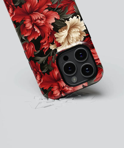 Scarlet Petals Nature's Vibrant Palette - iPhone Case-Tousphone