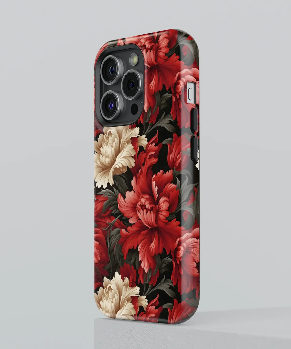 Scarlet Petals Nature's Vibrant Palette - iPhone Case-Tousphone