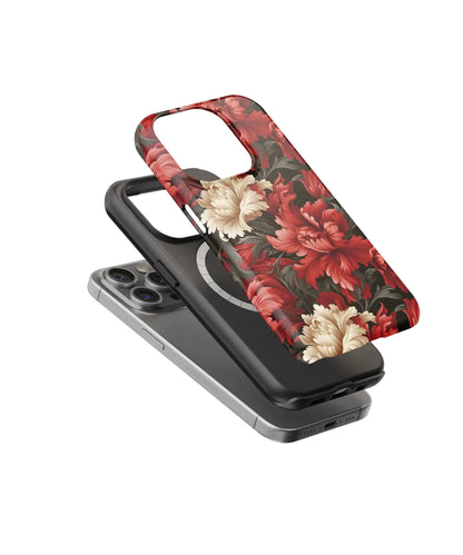 Scarlet Petals Nature's Vibrant Palette - iPhone Case-Tousphone