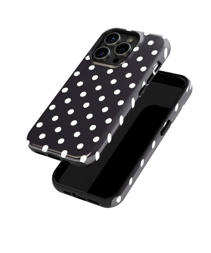 Seductive Noir: Black Lace - iPhone Case-Monochrome Seduction Case-Tousphone-Tough Case-iPhone 15 Pro Max-Tousphone