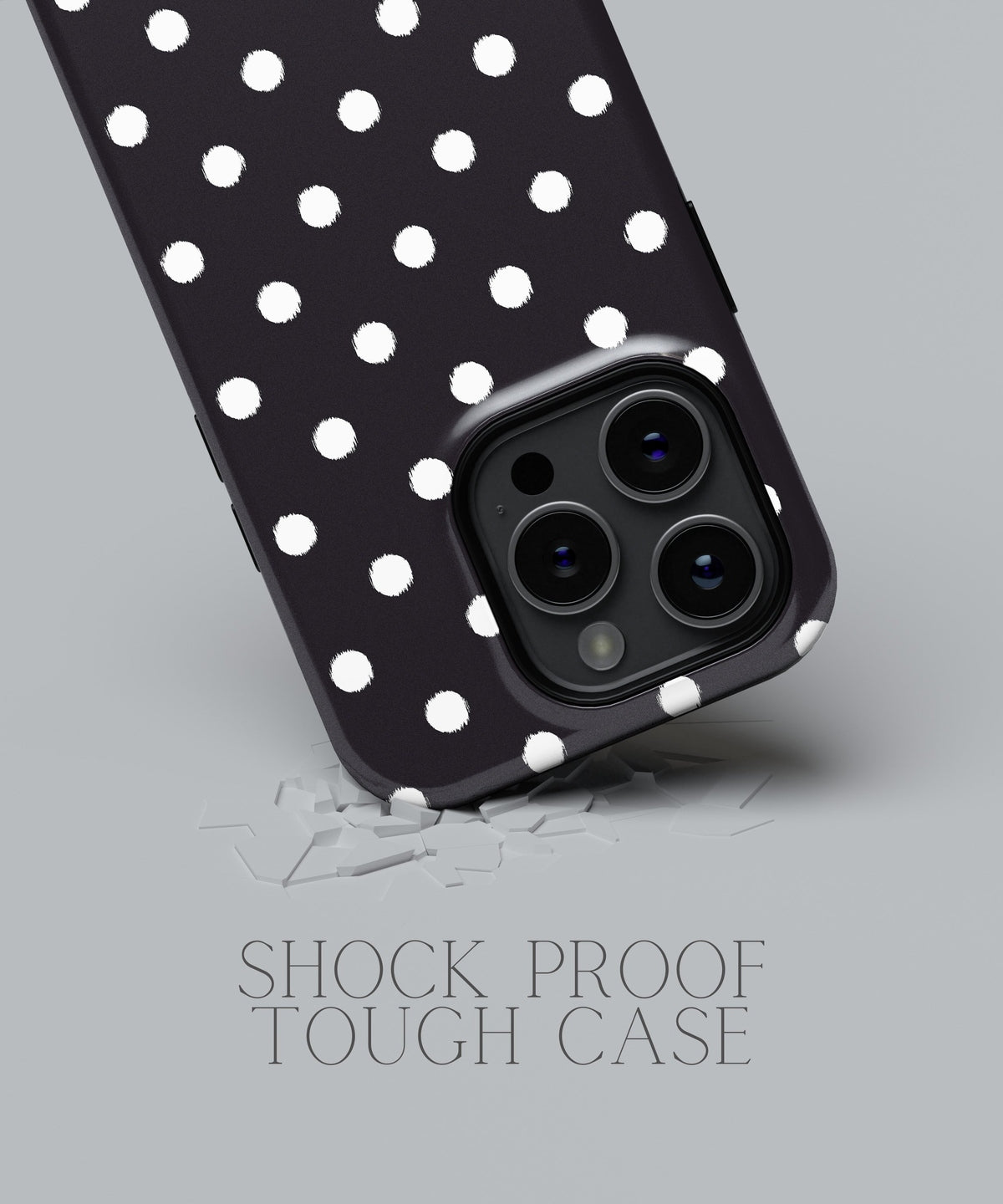 Seductive Noir: Black Lace - iPhone Case-Monochrome Seduction Case-Tousphone-Tough Case-iPhone 15 Pro Max-Tousphone