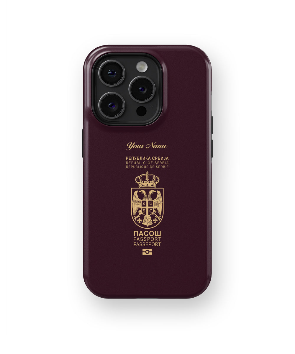 Serbia Passport Phone Case