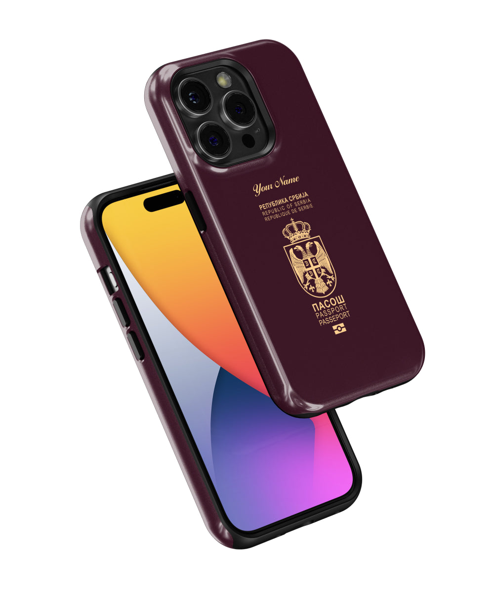 Serbia Passport Phone Case