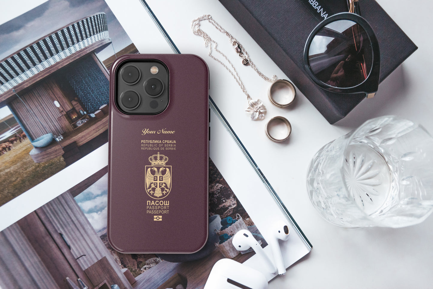 Serbia Passport Phone Case