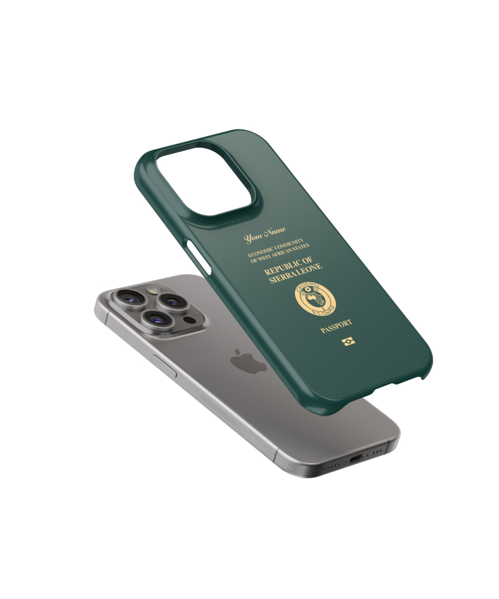 Sierra Leone Passport Phone Case