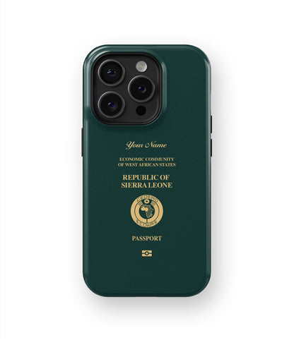 Sierra Leone Passport Phone Case